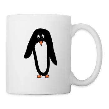 uiiii Handmade Animal "Pinguin" - Tasse - Weiß - Rechts