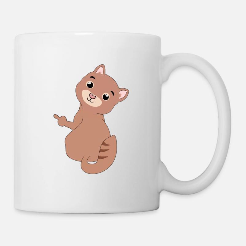 Majeur de chat - Mug blanc - blanc