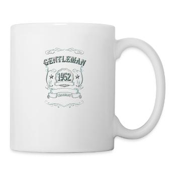 70 Geburtstag Vintage 1952 Gentleman geboren 1952 - Tasse - Weiß - Rechts