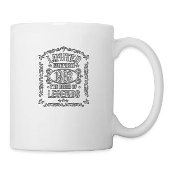 1982 Birth of Legends 1982 40e anniversaire - Mug blanc - blanc - Droite