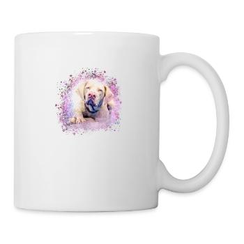 Catalburun, chien, graffiti, beige, peinture, boxer - Mug blanc - blanc - Droite