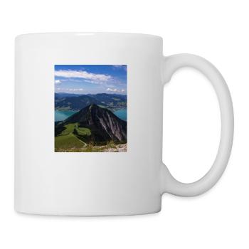 Autriche Suisse Bavière Alpes Montagnes Randonnée - Mug blanc - blanc - Droite