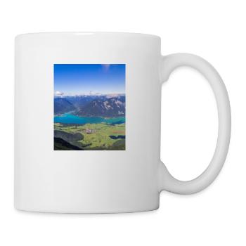 Autriche Suisse Bavière Alpes Montagnes Randonnée - Mug blanc - blanc - Droite