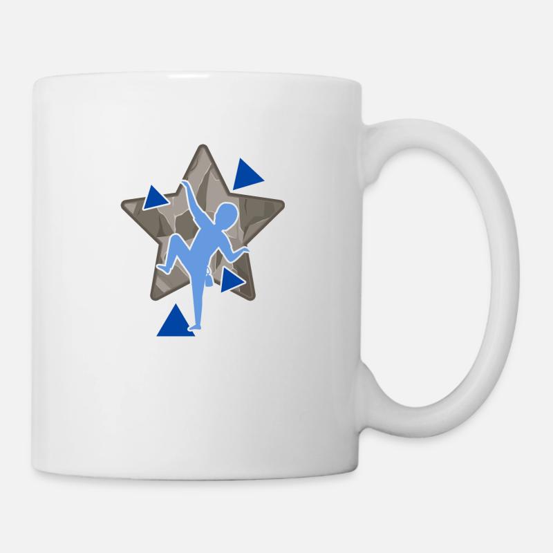 bouldern boulderstar kletterhalle boulder - Tasse - Weiß