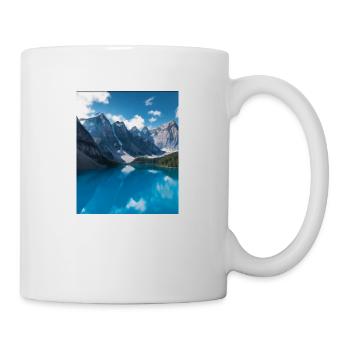 Schweizer Alpen - Tasse - Weiß - Rechts
