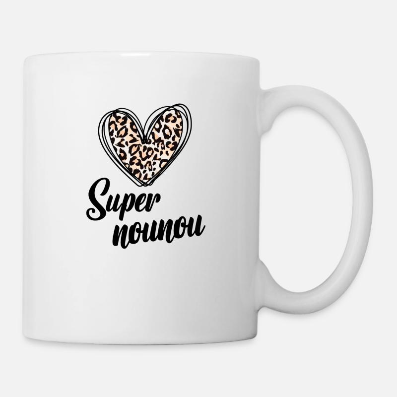 Super nounou - Mug blanc - blanc