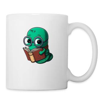 Bibliophile Bookworm Bookworm - Mug - white - Right