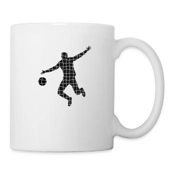 Handball Handballspieler - Tasse - Weiß - Rechts
