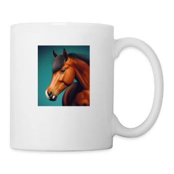 Horse - Tasse - Weiß - Rechts