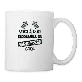 Futur Grand Frère Cool Cadeau Amusant Humour - Mug blanc - blanc - Droite