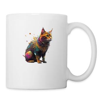 Amour du chat - Mug blanc - blanc - Droite