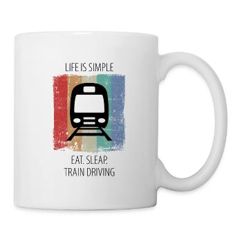 Train Railway Railroad Worker Trains Train Driver - Mug - white - Right