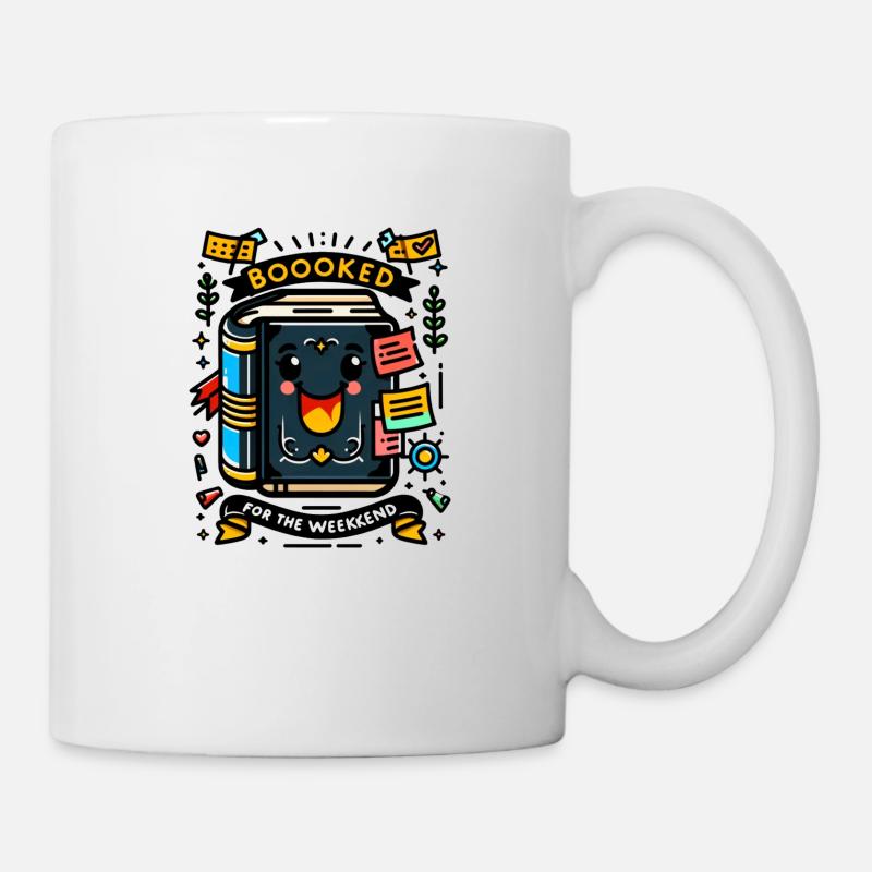 Booked for the Weekend - Mug - white