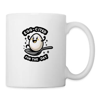 Egg-cited for the Day - Mug - white - Right