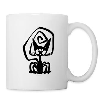 Spider Black Cat - Mug blanc - blanc - Droite