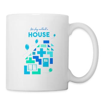Building Blocks Building Bricks Play - Mug - white - Right