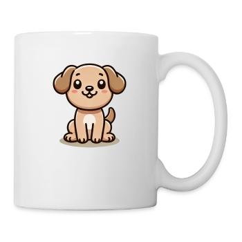 Cute puppy - Mug - white - Right