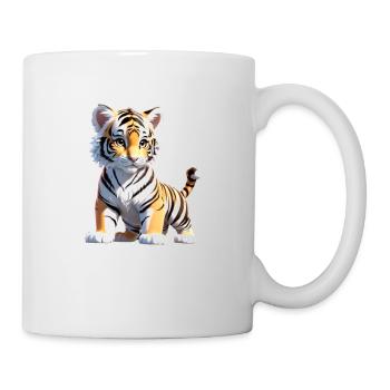 Baby Tiger - Tasse - Weiß - Rechts