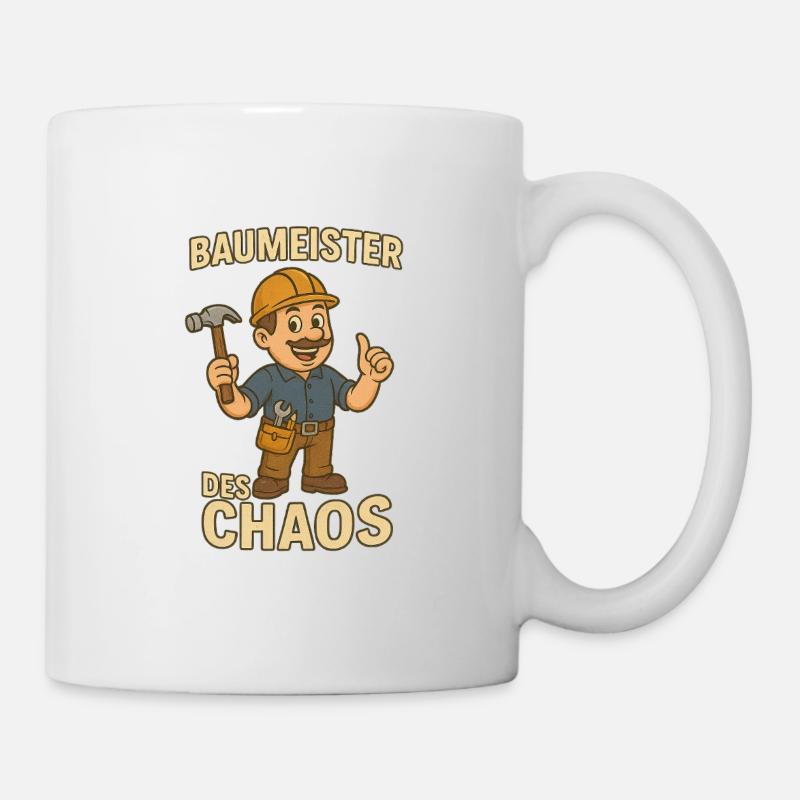 Baumeister - Tasse - Weiß