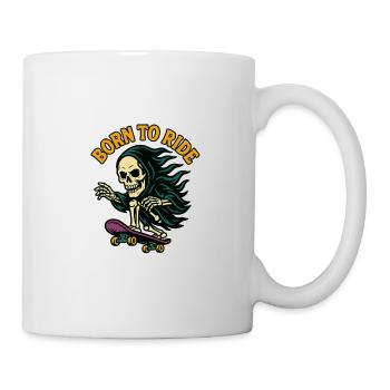 Born to ride! - Tasse - Weiß - Rechts