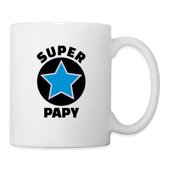 super papy (v.5) - Mug blanc - blanc - Droite