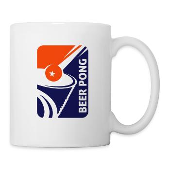 BEER PONG PRO TRINKSPIEL - Tasse - Weiß - Rechts