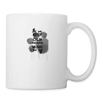 Keep Calm And Good Mush - Tasse - Weiß - Rechts