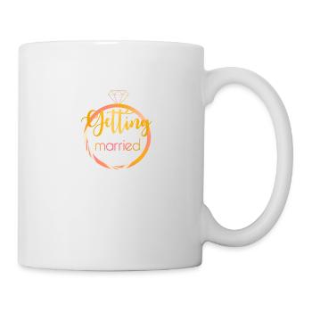Bachelors say goodbye to the bride - Mug - white - Right