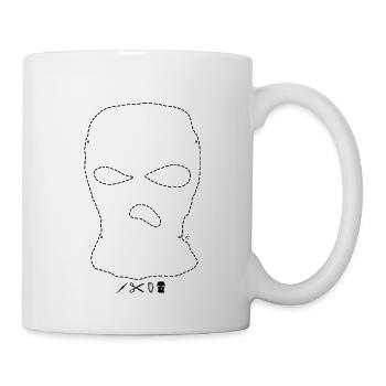 Mask, hood - Mug - white - Right