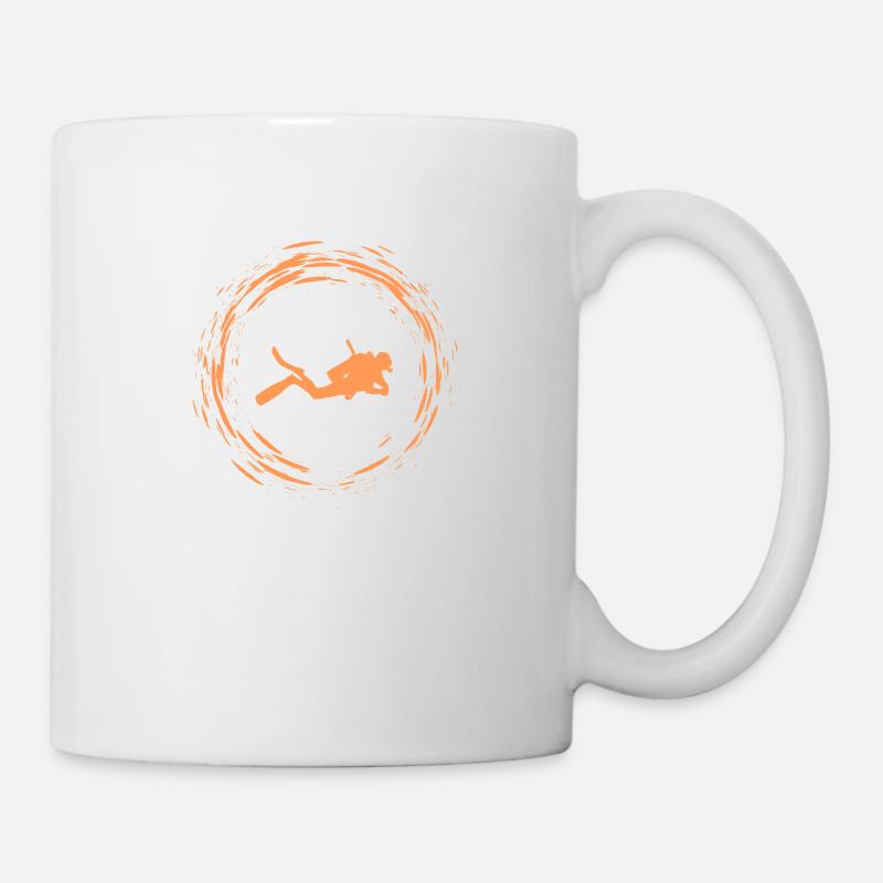 Taucher - Tasse - Weiß