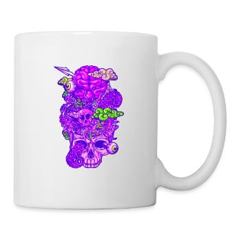 Brain Doodle Strong - Mug - white - Right