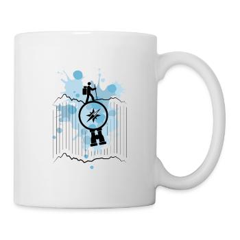 RANDONNEE - KLECKSE - Mug blanc - blanc - Droite