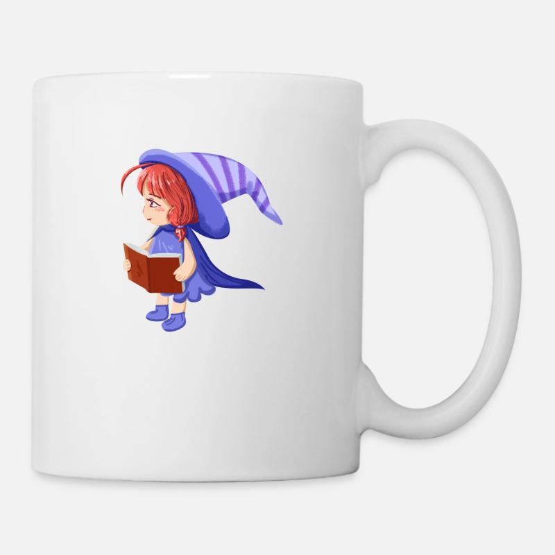 fille magicien - Mug blanc - blanc