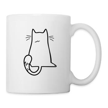 Cat No Cat Lover Nope Gift Cat NO - Mug - white - Right