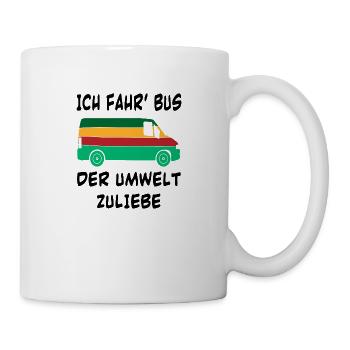 Bus Mechaniker Geschenk Wagen Autofans - Tasse - Weiß - Rechts