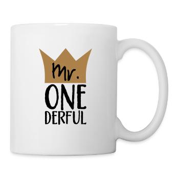 M. One Derful - Mug blanc - blanc - Droite