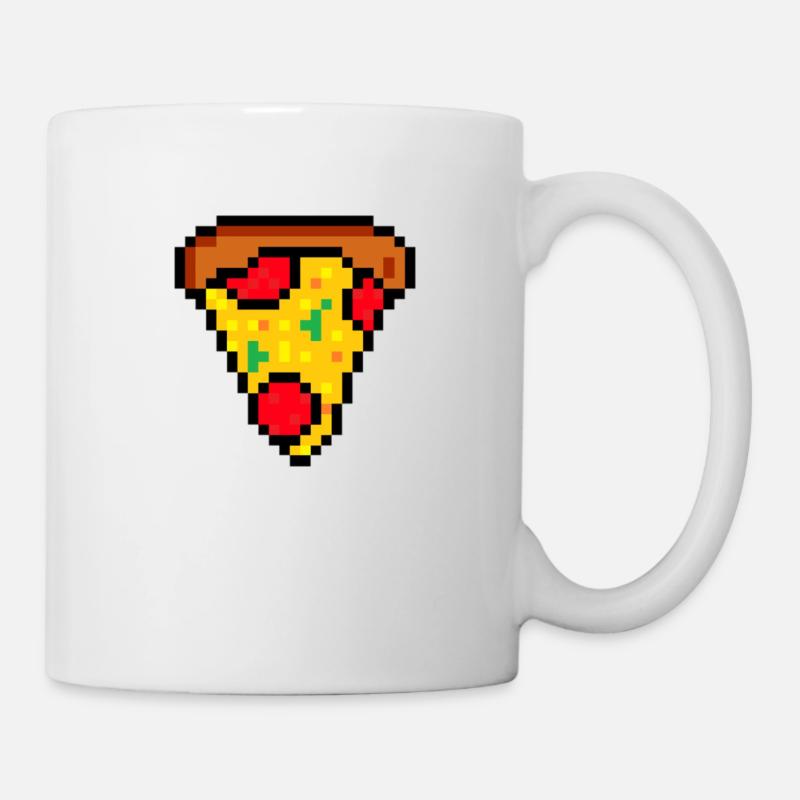 Pizza Love Pizza Junkie Pizza Lover - Mug - white