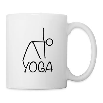 Yoga - Mug blanc - blanc - Droite