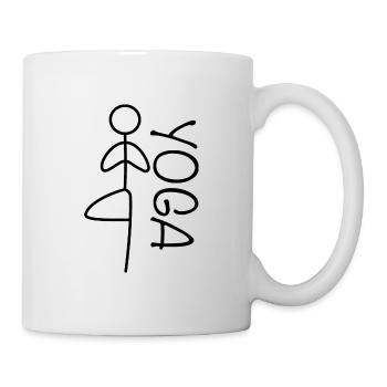 Yoga - Mug blanc - blanc - Droite