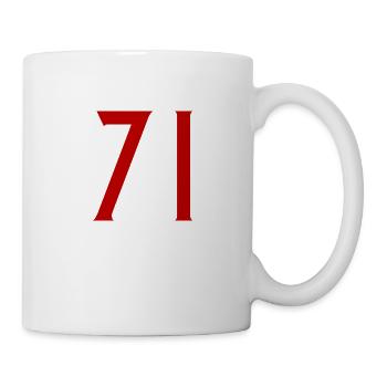 Symbole numérique 71 - Mug blanc - blanc - Droite