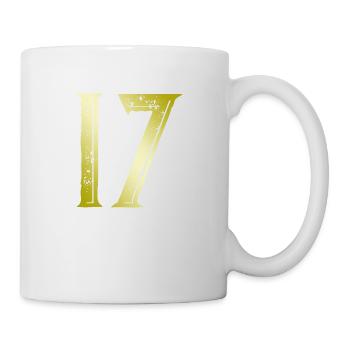 17 Symbole numérique - Mug blanc - blanc - Droite