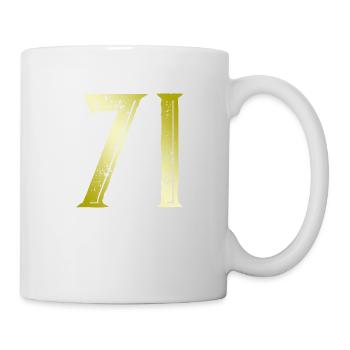Symbole numérique 71 - Mug blanc - blanc - Droite