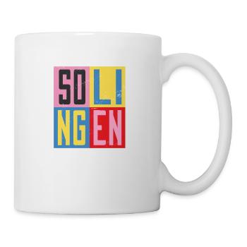 Solingen Städte Design - Tasse - Weiß - Rechts