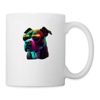 American Staffordshire Terrier Dogs American - Mug - white - Right