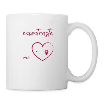 tu as trouvé mon cœur en espagnol - Mug blanc - blanc - Droite