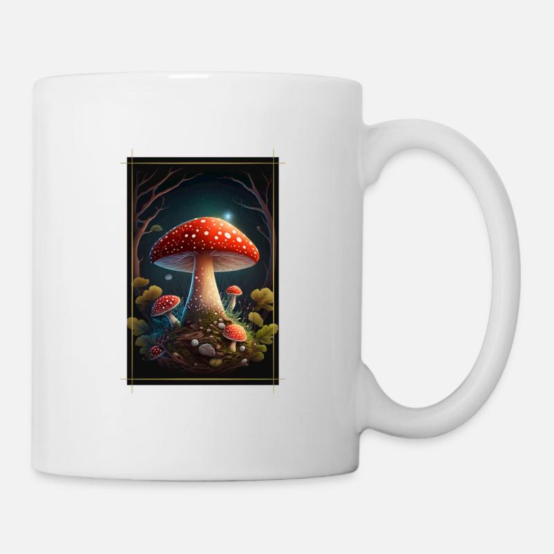 Amanite tue-mouches - Mug blanc - blanc