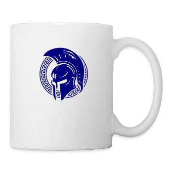 Spartaner Helm Gladiator Sparta - Tasse - Weiß - Rechts