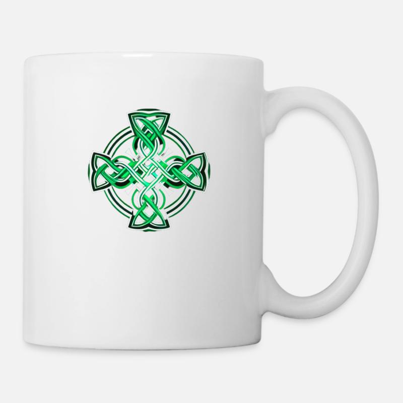 Croix celte - Mug blanc - blanc