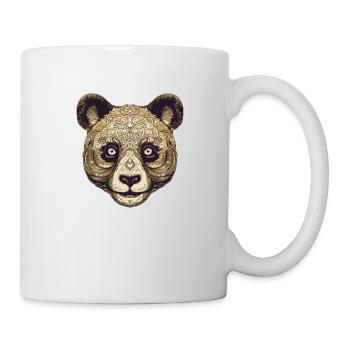Panda Portrait - Tasse - Weiß - Rechts