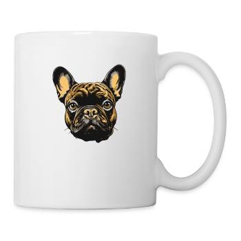 French Bulldog Dog Portrait - Mug - white - Right